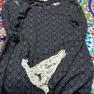 Maurice s blouse with bell sleeves